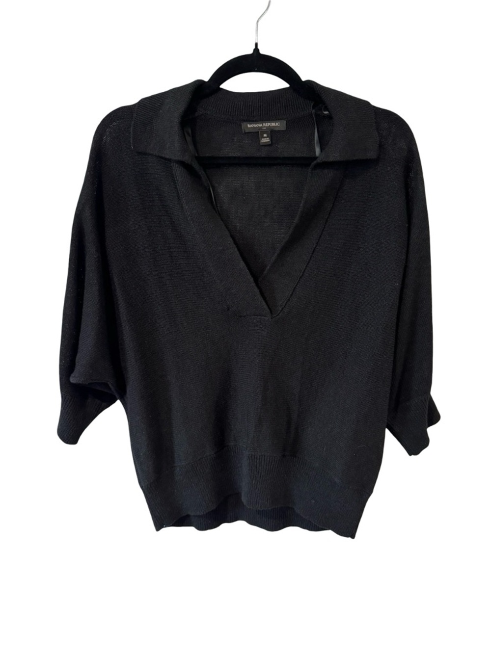 Banana Republic Women's Black Tops Set of 3 Size Medium - Picture 9 of 12